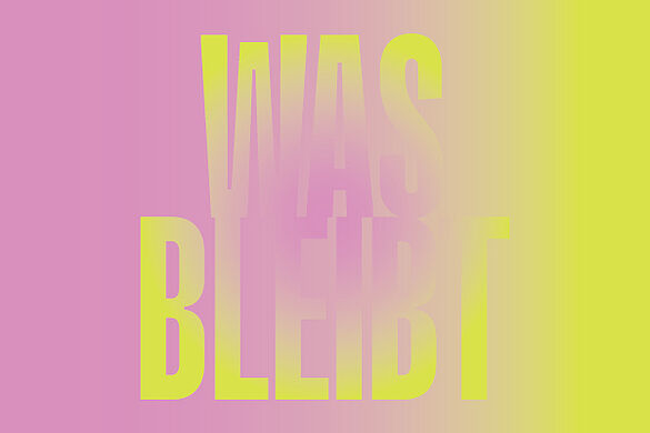 Typo "Was bleibt"